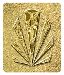 DF35-602-GD-SH-GD Gold Sunburst Shimmer Gold